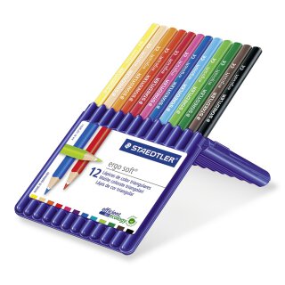 Staedtler ergosoft® 157 (Box mit 12 sortierten Farben)