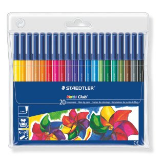 Staedtler Noris Club® 320 Fasermaler Etui 20er Box