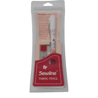 Sewline Fabric Pencil Set weiß mit 8 Keramikminen