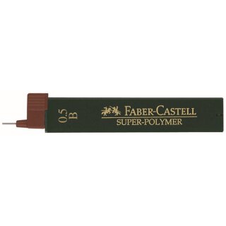 Faber-Castell Feinmine Super Polymer 0,5 mm 2B (12 Stück)