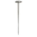 Zuschnittnadel/Ringstecker vernickelt 80 mm