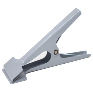 Stoffklammer 12 cm Spannweite grau