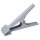 Stoffklammer 12 cm Spannweite grau