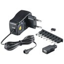 McPower Stecker-Netzgerät SNG-600 USB (3-12 V), max....