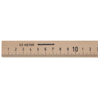 Holzmaßstab 50 cm (Stockmeter)