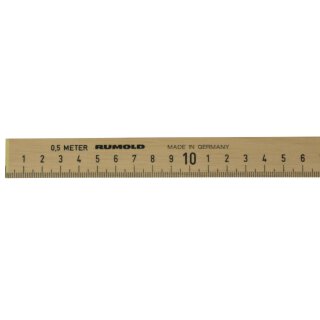 Rumold Holzmaßstab 50 cm (Stockmeter)