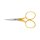 WaSa Stickschere vergoldet 3,5" (8,9 cm)