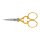 WaSa Stickschere vergoldet 3,5" (8,9 cm)