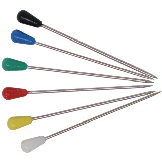 Tapezierstecker / Tapeziernadeln 1,4 x 60 mm (100 Stück) gelb