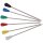 Tapezierstecker / Tapeziernadeln 1,4 x 60 mm (100 Stück) gelb