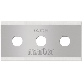 Martor INDUSTRIEKLINGE Nr. 37044, Breitschliff, 0,4 mm (10 in Klarsichtverpackung)