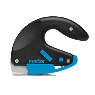 Martor SECUMAX OPTICUT mit Klinge Nr. 37040, auf Zug mit Niederhalte-Gabel, (1 im Einzelkarton)