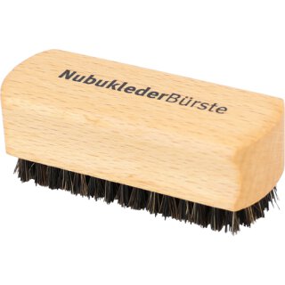 Nubuklederbürste