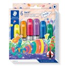Staedtler Gelmalstift Noris Glitter 6St Etui