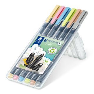 Staedtler Fineliner triplus rPP, 6ST