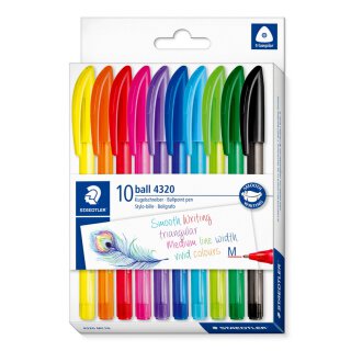 Staedtler Kugelschreiber ball 4320 M 10ST (VE=10stk)