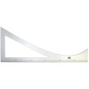 Schneiderlineal / Reverswinkel Aluminium 60 x 24 cm