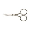 Alpen Stickschere gebogen vernickelt 4,5"