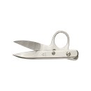 Alpen Einringschere vernickelt/gebogen 4,5"
