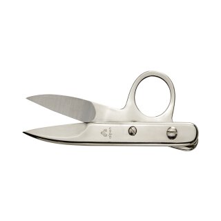 Alpen Einringschere vernickelt/gerade 4,5"