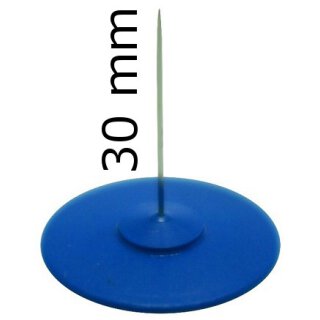 Zuschnittmarkiernadel 30 x 0,7 mm blau