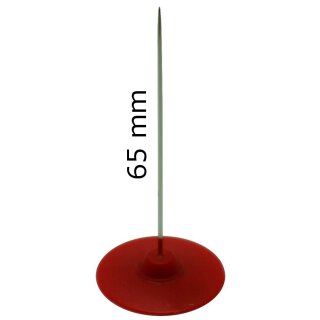 Zuschnittmarkiernadel 65 x 1,0 mm rot
