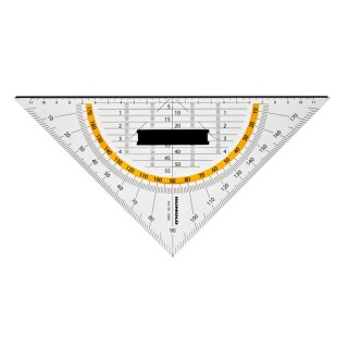 Rumold Geometriedreieck mit Schneidkante 250 mm