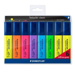 Staedtler Textsurfer® classic 364 (6er Etui + 2 gratis)